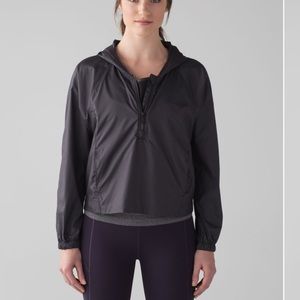 lululemon I Put A Shell On You jacket - size 8 - black